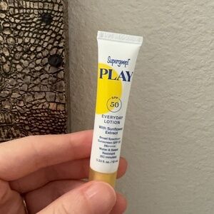 Supergoop! PLAY SPF 50 EVERYDAY LOTION Broad Spectrum Sunscreen SPF 50 0.33 fl.
